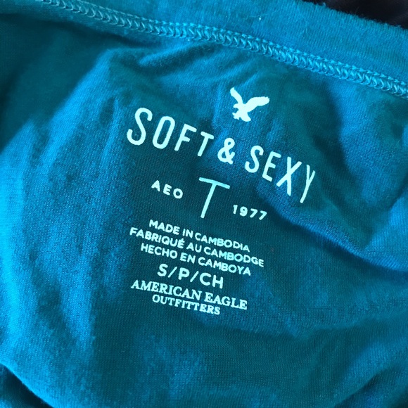 American Eagle Soft Ombré Shirt - Picture 3 of 3